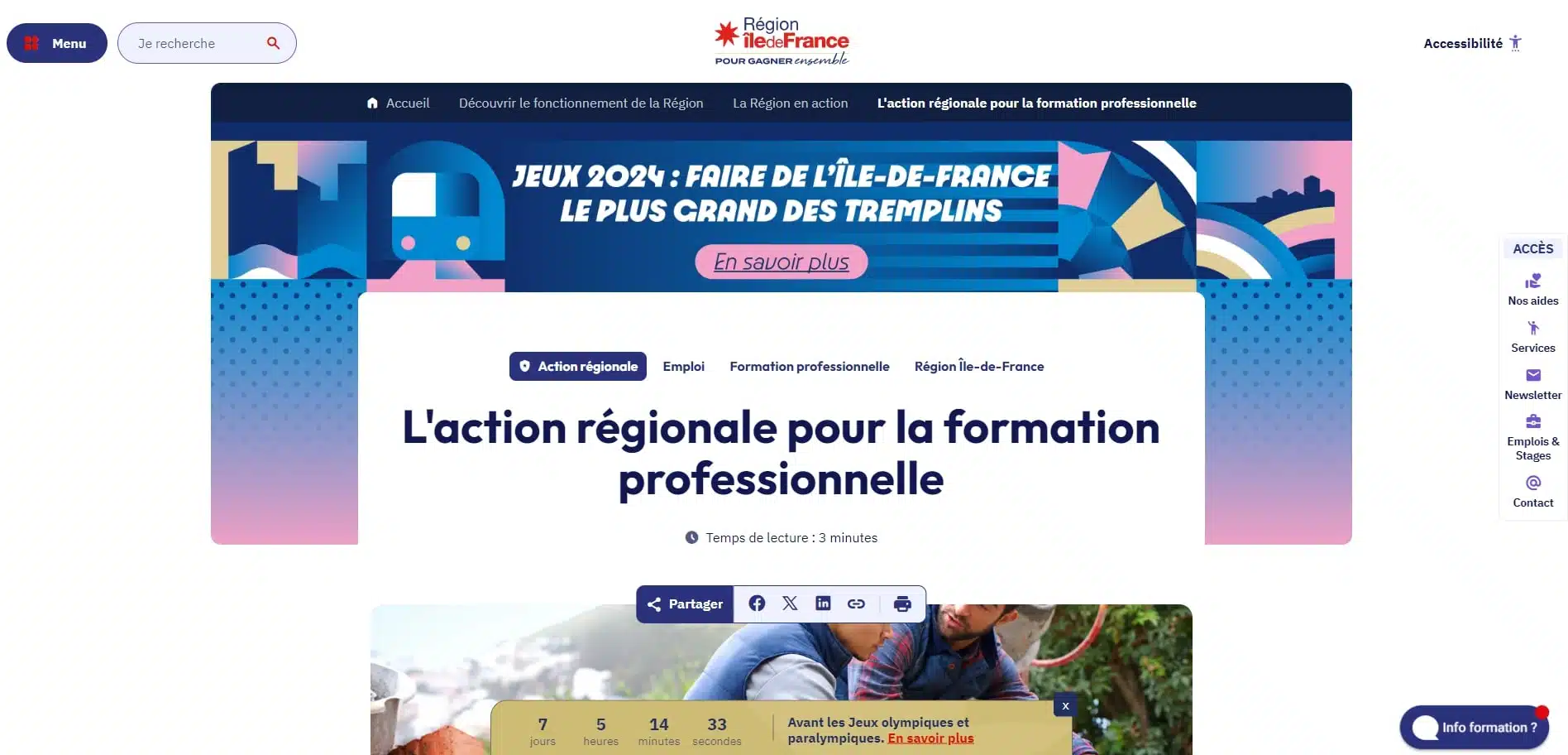 Aides aux étudiants en Île-de-France