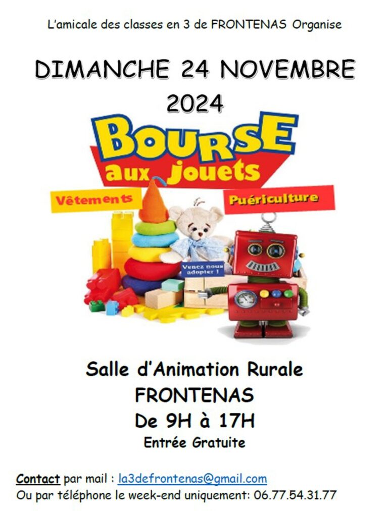 Une bourse aux jouets animée avec des stands remplis de jouets d'occasion