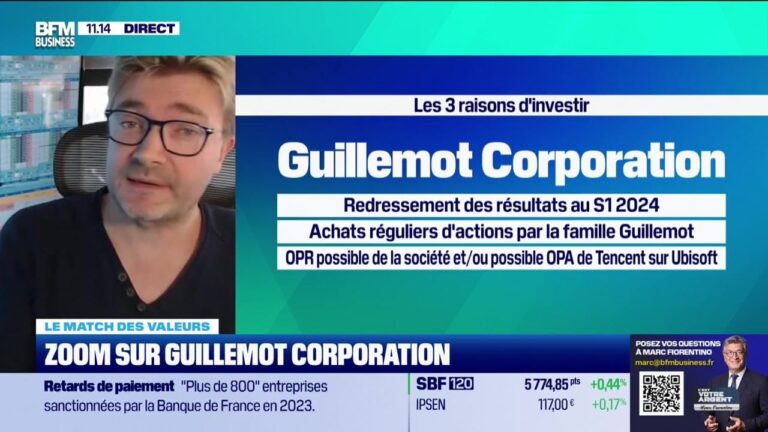 Analyse de l'action Guillemot Corporation et comparaison boursière avec Vallourec
