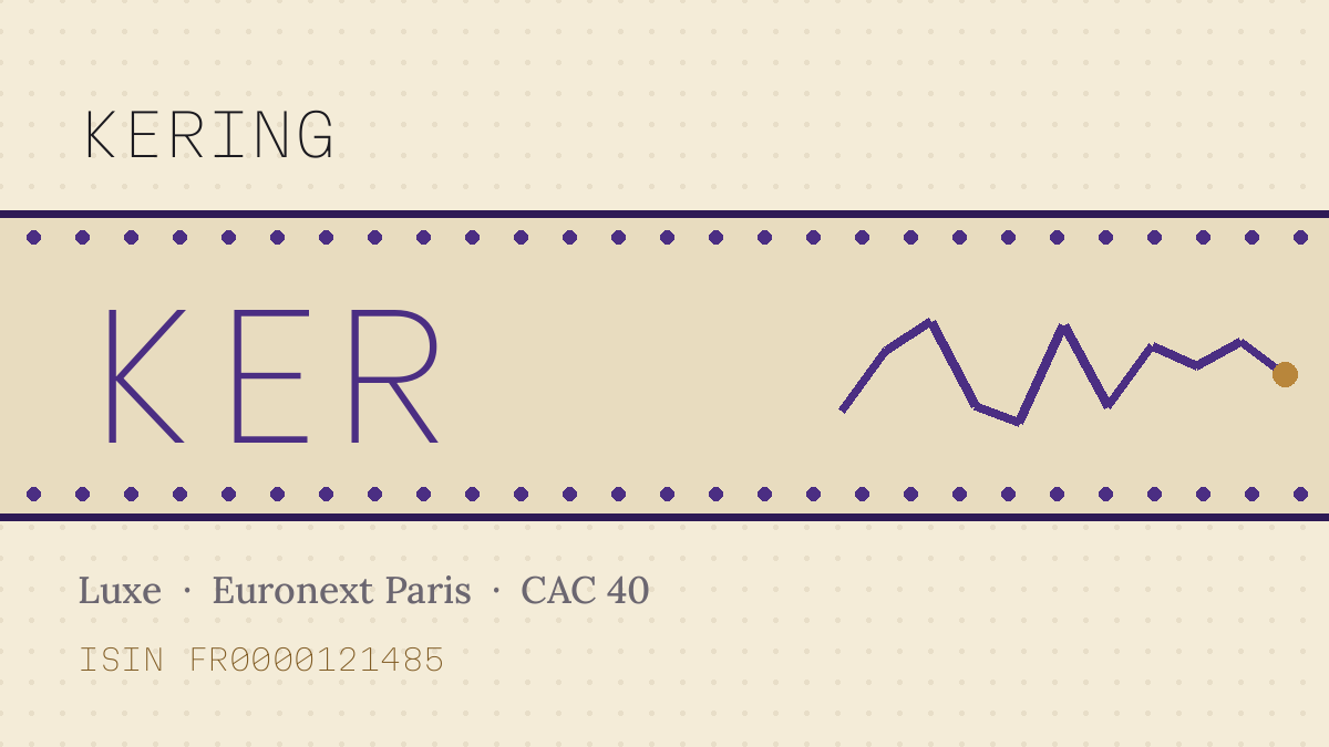 Action Kering : cours, dividende et ce qu’il faut savoir avant d’acheter