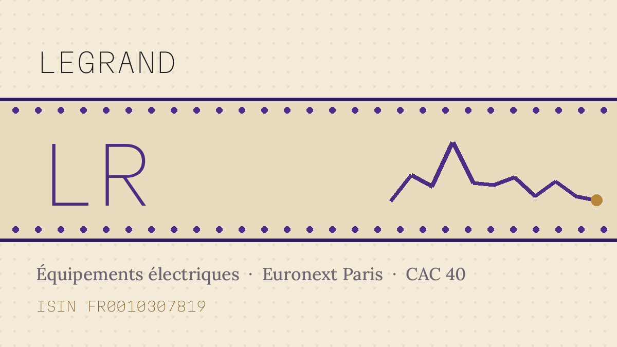 Action Legrand : cours, dividende et ce qu’il faut savoir avant d’acheter