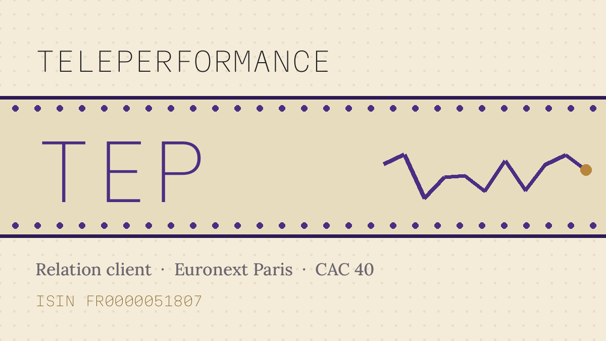 Action Teleperformance : cours, dividende et ce qu’il faut savoir avant d’acheter